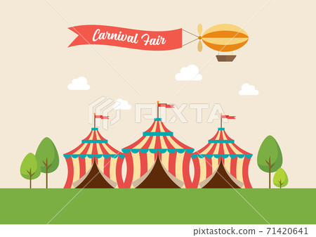Circus tent vector illustration Circus tent vector illustration 71420641