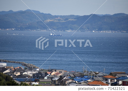 從三浦半島2看房總半島的景色 從三浦半島2看房總半島的景色 71422321