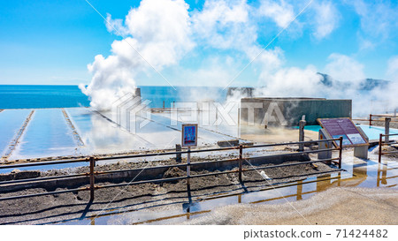 Scenery of the site of the Yamakawa salt factory 71424482