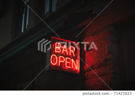 BAR OPEN neon sign 71425025
