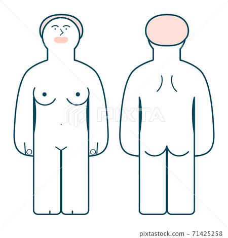 人體_女性的插圖② 人體_女性的插圖② 71425258