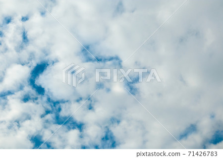 Fluffy cloud. Beautiful summer cloudscape space 71426783