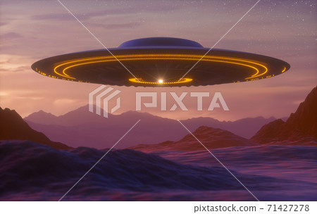 Unidentified Flying Object - Clipping Path Included 71427278