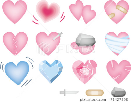 Assorted hearts that are perfect for talking about your heart 71427398