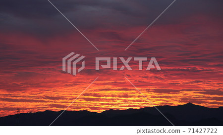 Burning morning glow Burning morning glow 71427722