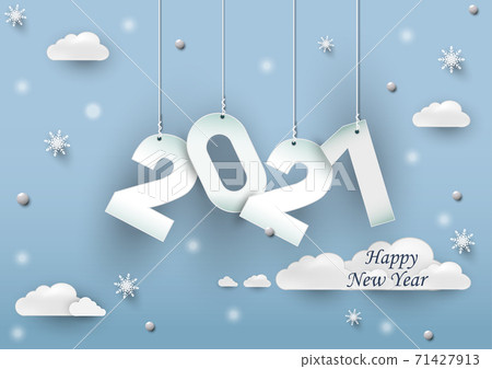 2021 happy new year and Paper city cut 2021 word for new year festival.card,happy,Vector concept paper art and new year celebration. 2021 happy new year and Paper city cut 2021 word for new year festival.card,happy,Vector concept paper art and new year celebration. 71427913