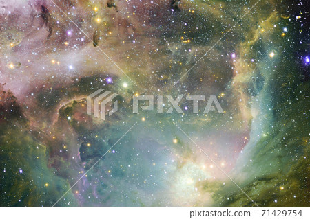 Outer space. Elements of this image furnished by NASA 71429754