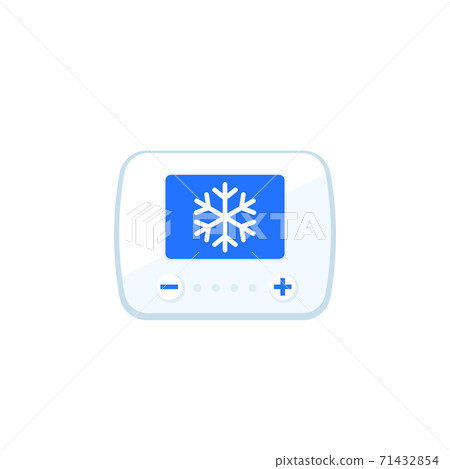 cooling control sytem, vector icon 71432854