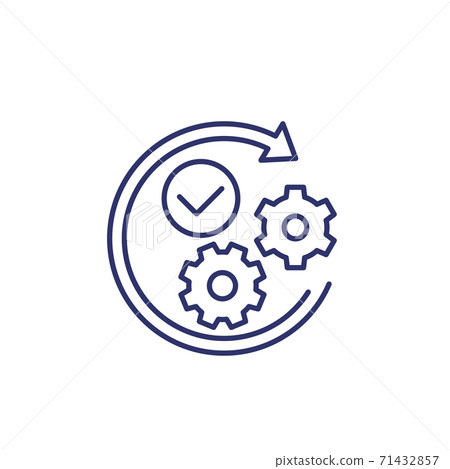 positive impact or influence line icon positive impact or influence line icon 71432857