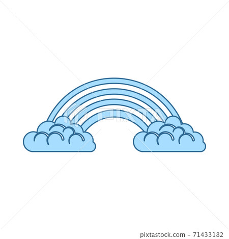 Rainbow Icon 71433182