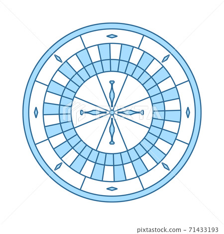 Roulette Wheel Icon 71433193