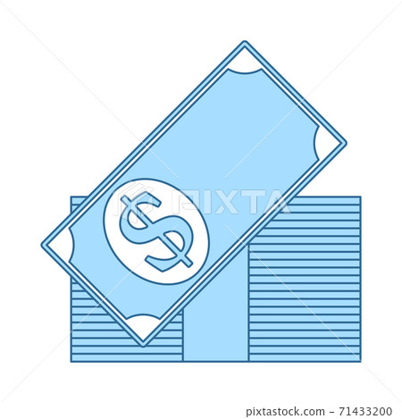 Stack Of Banknotes Icon Stack Of Banknotes Icon 71433200