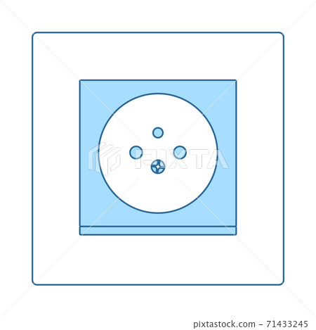 France Electrical Socket Icon 71433245