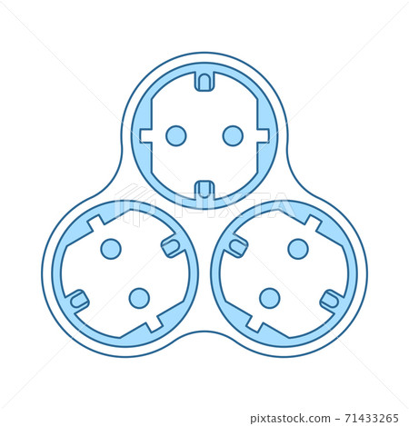AC Splitter Icon - Stock Illustration [71433265] - PIXTA