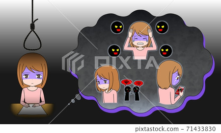 Woman thinking about suicide Woman thinking about suicide 71433830