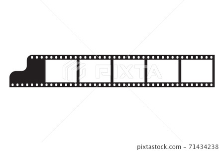 Six frames of 35 mm film strip edge Six frames of 35 mm film strip edge 71434238