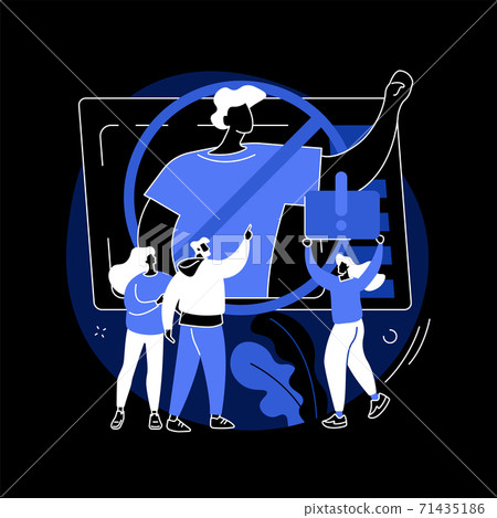 Cancel culture abstract concept vector illustration. Cancel culture abstract concept vector illustration. 71435186