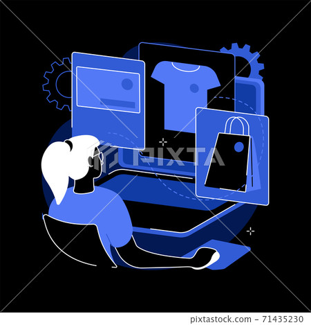 Company branding abstract concept vector illustration. Company branding abstract concept vector illustration. 71435230