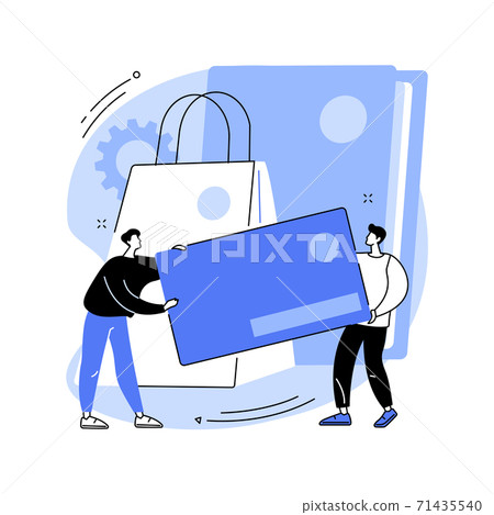 Brand identity abstract concept vector illustration. Brand identity abstract concept vector illustration. 71435540
