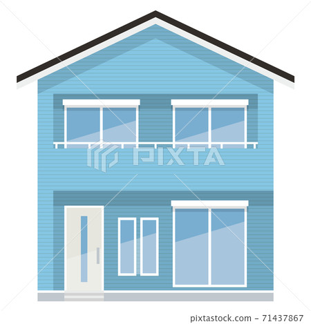 Exterior wall painting series My home - Stock Illustration [71437867 ...