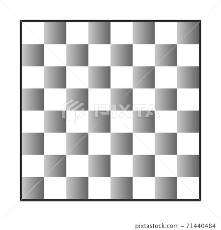 Chess board icon on white. 71440484