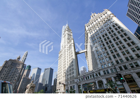 美國，伊利諾伊州，芝加哥，箭牌大廈 71440626