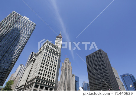 Chicago, Illinois, United States Downtown Wrigley Building Chicago, Illinois, United States Downtown Wrigley Building 71440629