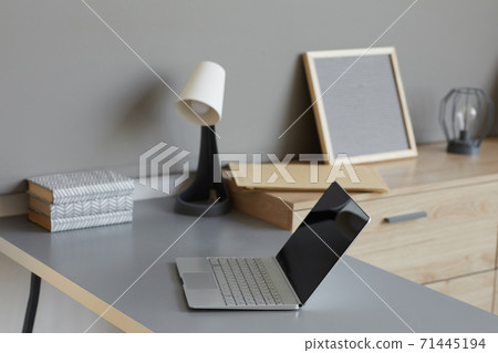 Workplace with laptop Workplace with laptop 71445194