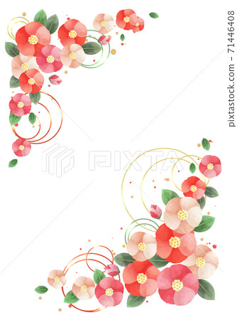 Camellia frame (diagonal vertical) Camellia frame (diagonal vertical) 71446408
