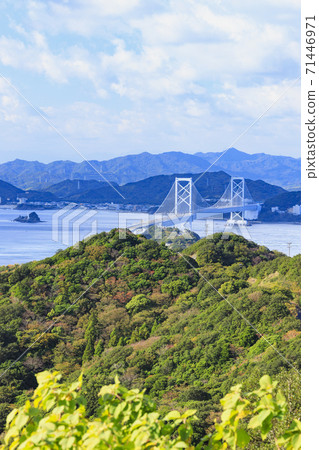 Onaruto Bridge seen from Uzu Hill Park Onaruto Memorial Hall 71446971