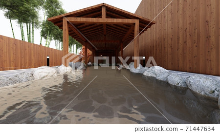 Hot spring open-air bath Men's bath Illustration 65 Hot spring open-air bath Men's bath Illustration 65 71447634