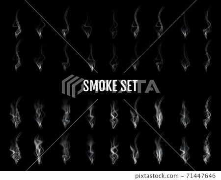 Digital realistic smoke vector illustration Digital realistic smoke vector illustration 71447646