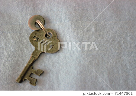 Key holder in the shape of a key 71447801
