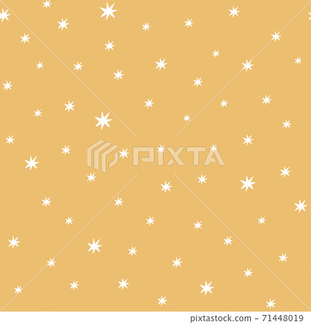 Stars pattern. Yellow seamless pattern decoreted cute simple stars kids, nursery, baby shower sweet fabric design Stars pattern. Yellow seamless pattern decoreted cute simple stars kids, nursery, baby shower sweet fabric design 71448019