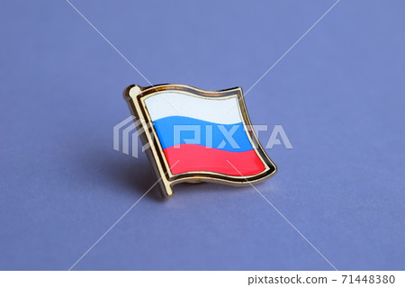 Russia Flag Lapel Pin Gold Plated Russia Flag Lapel Pin Gold Plated 71448380