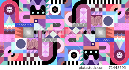 Seamless Geometric Background Seamless Geometric Background 71448593
