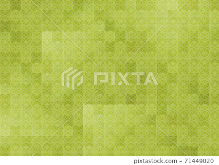 Modern and chic New Year's New Year background material illustration with kimono Japanese pattern cloisonne tail Modern and chic New Year's New Year background material illustration with kimono Japanese pattern cloisonne tail 71449020