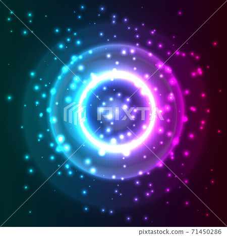 Abstract background with particles. 71450286