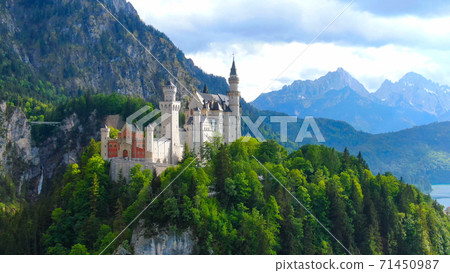 Famous Neuschwanstein Castle in Bavaria Germany 71450987