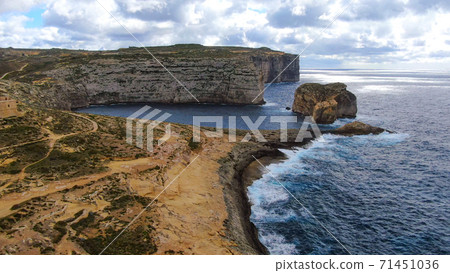 Amazing Dwerja Bay at the coast of Gozo Malta 71451036