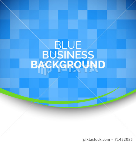 Abstract 3D business blue background. 71452085