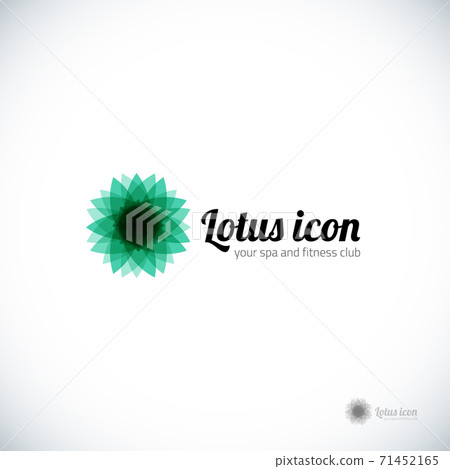 Lotus icon for your design 71452165