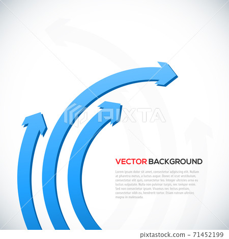 Arrows 3D background 71452199