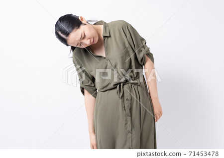 Woman making annoying gestures Woman making annoying gestures 71453478