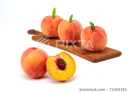 Peaches, fruits, 71456381