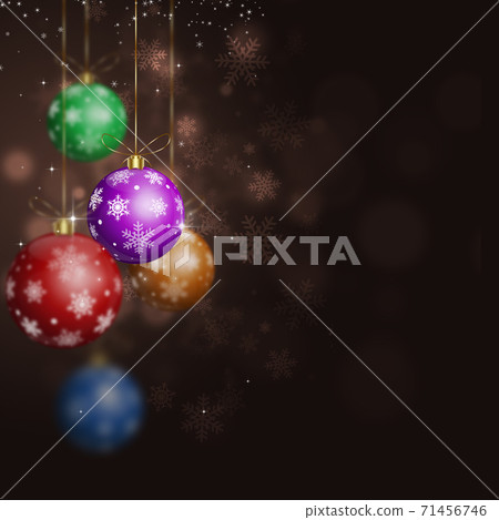 christmas holiday balls 71456746