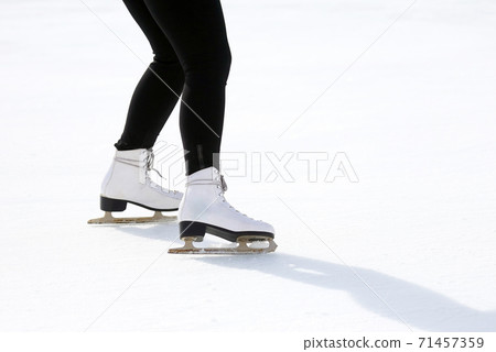 feet skating on the ice rink feet skating on the ice rink 71457359