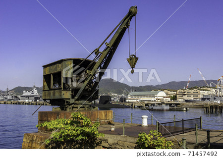 Alley Karasukojima torpedo loading crane, Kure City, Hiroshima Prefecture 71457492