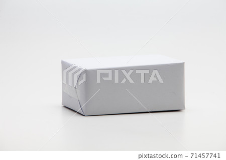 White box gift on white background White box gift on white background 71457741
