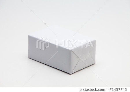 White box gift on white background White box gift on white background 71457743